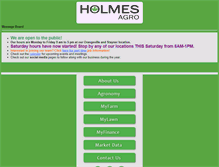 Tablet Screenshot of holmesagro.com